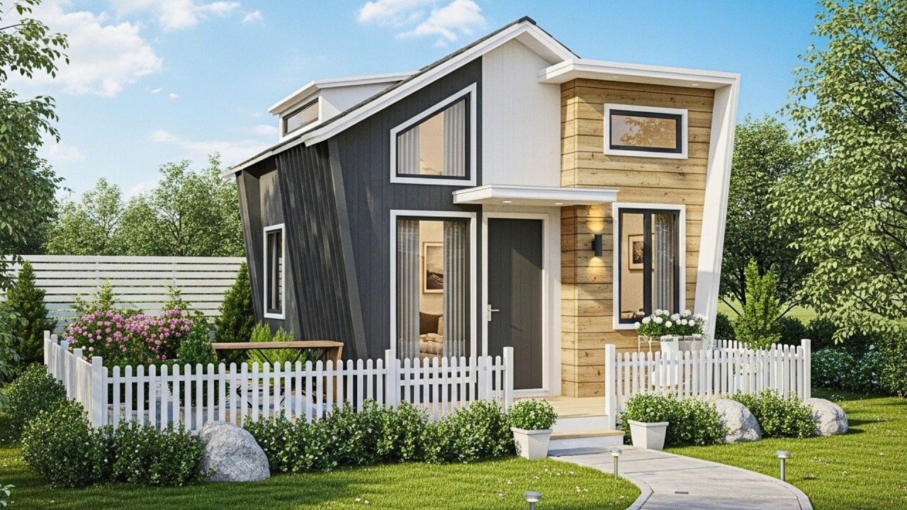 Wow! This Cozy Mediterranean Tiny House With Mini Garden And Front Yard Looks Absolutely Amazing Ins