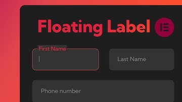 Floating Labels in Elementor Forms