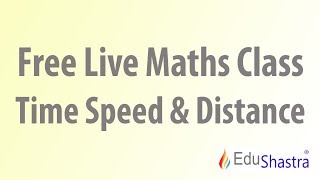 Maths - Time, Speed and Distance - GMAT, CAT, GMCAT & SAT Class - Basic 6-Series Level-1
