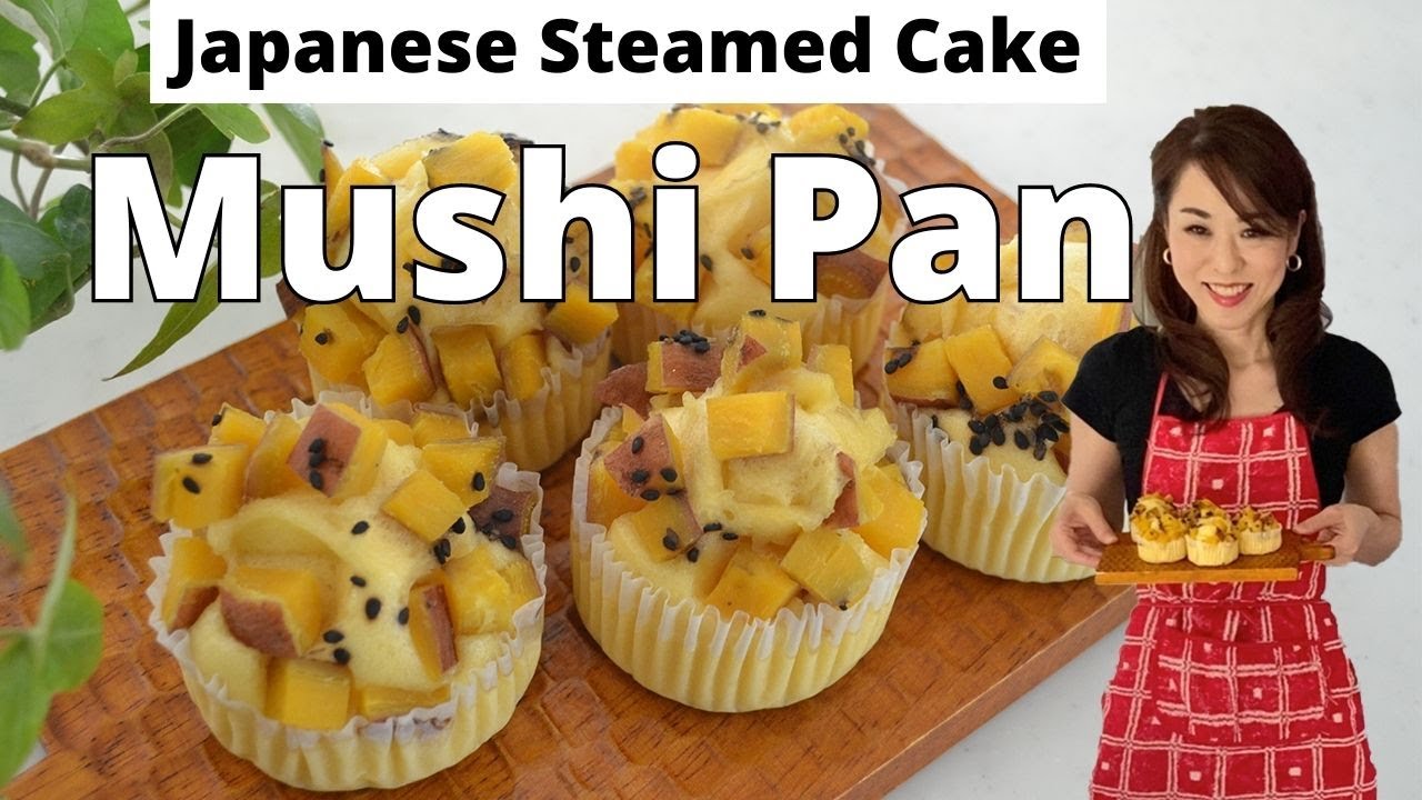 Mushi Pan | Healthy Japanese Steamed Cake with Sweet Potato (EP298) | Kitchen Princess Bamboo