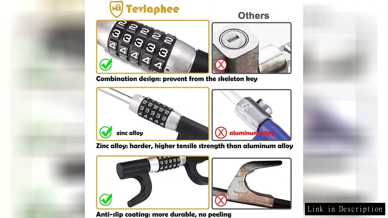 BAOLUN    Car Steering Wheel Lock Anti Theft Security Extendable Device Retractable Keyless Password