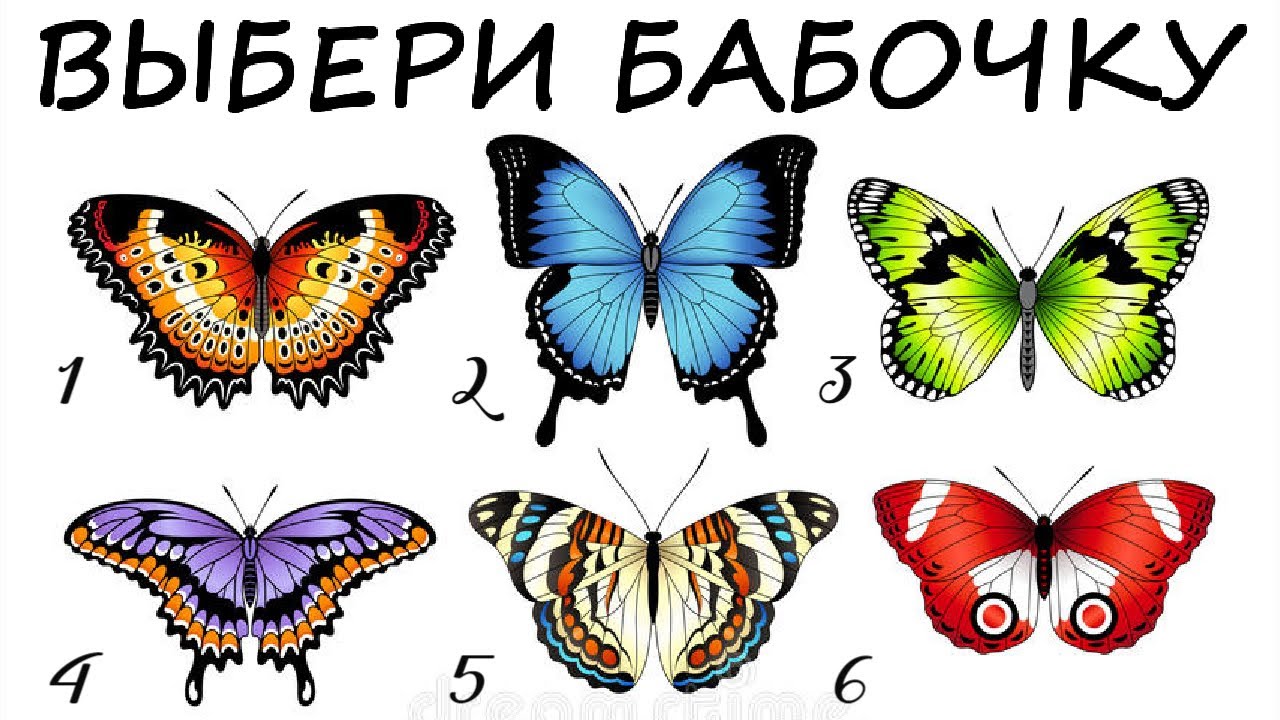 Тест! То что никто не знает про тебя! Секрет твоей души в бабочке ...