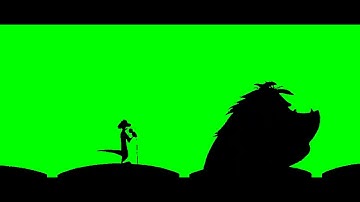 Timon and Pumbaa Interrupt 7 Green Screen Widescreen Scope