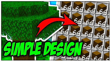How to make a WOOD FARM in Minecraft 1.18 • Quick and Easy Design