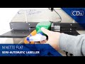 Ninette Flat Semi Automatic Labeller By CDA 2018 mp3