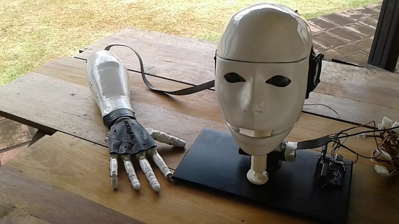 Testo Inmoov Inmoov -Br --- primeiro teste -- - YouTube