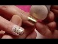 Wedding Nails With Stamping And Nail Foil