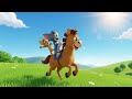 🐴 Tom and Jerry with the Funny Horse 🐭😂 | Cartoon Adventure for Kids
