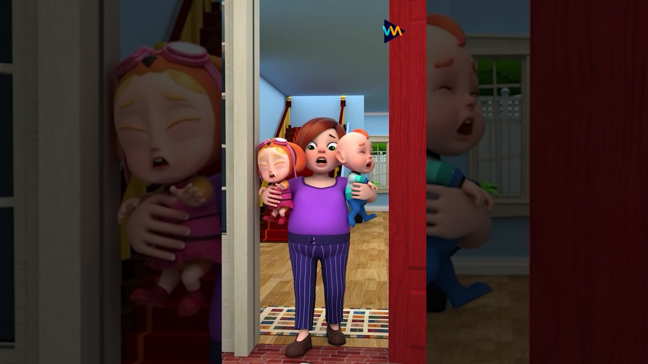 Who's the Thief? | Be Careful with Strangers! | Police Cartoon | Rosoo Nursery Rhymes #shorts