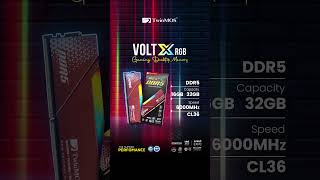 Best Gaming Memory | TwinMOS VOLTX RGB DDR5 #GamingMemory