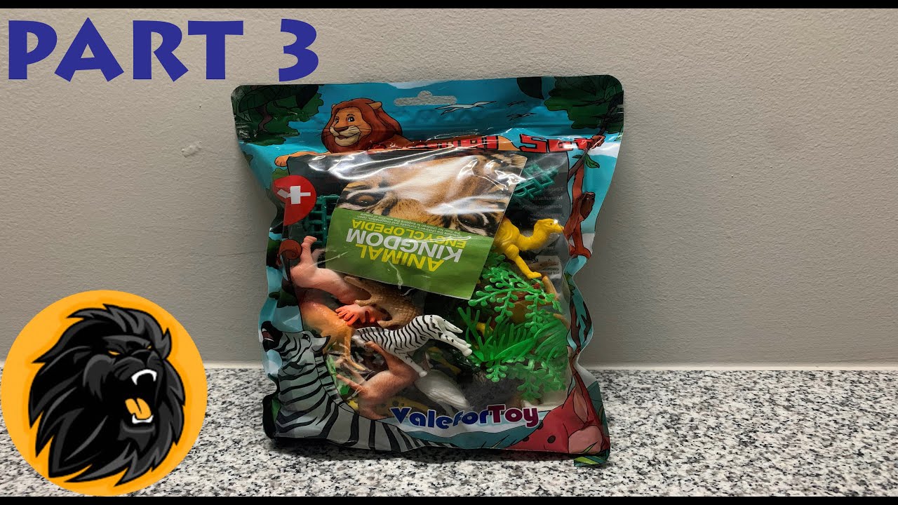 MEGA Zoo Toy Animal Pack 🦔 Part 3 Gorilla Hedgehog Jungle Toys Surprise Playing With Plastic Animals
