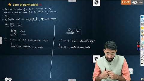 How To Zero of polynomial #jee2025 #polynomial_function #iit