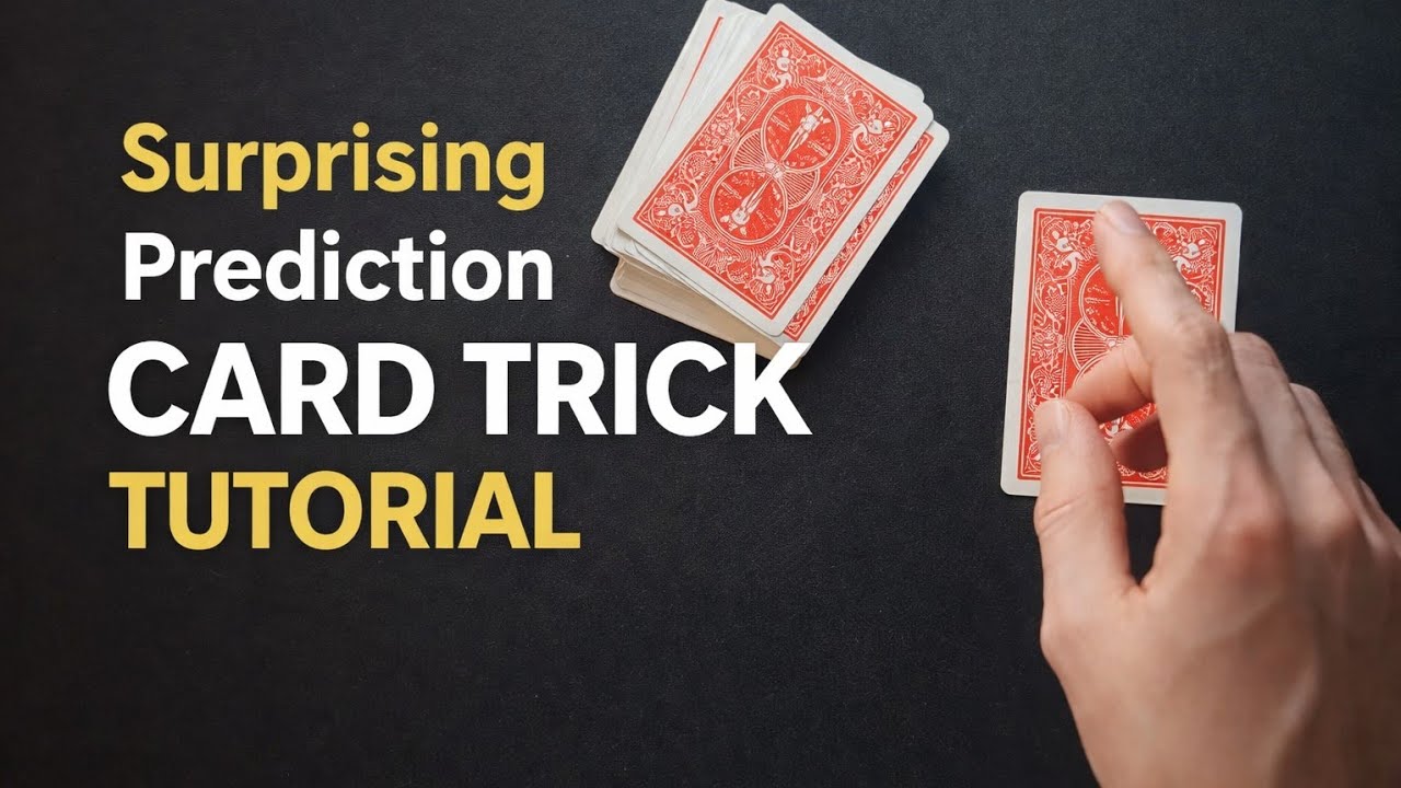 Surprising Prediction Card Trick Tutorial