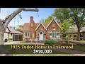 Tudor Revival Home in Lakewood | Dallas, TX