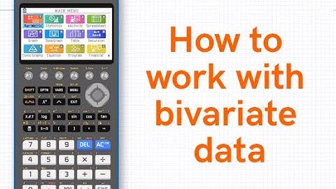 Draw Scatter Diagrams and Calculate Linear Regression Statistics Using Casio