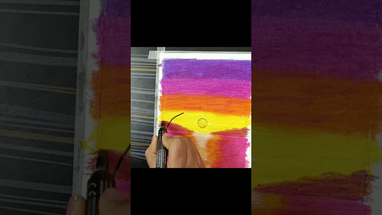 Easy Sunset Painting