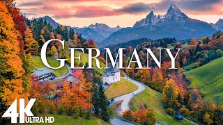 FLYING OVER GERMANY (4K UHD) - Relaxing Music With Stunning Beautiful Nature (4K Video Ultra HD)