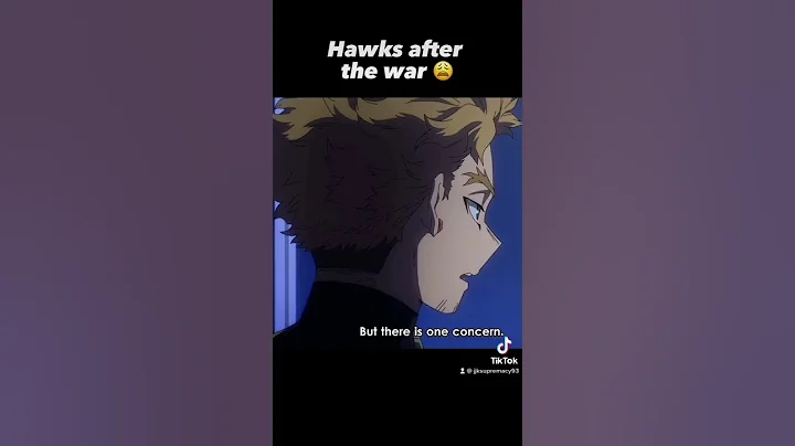 The trauma really adds a little something 🫡 #hawks #mha #myheroacademia #anime