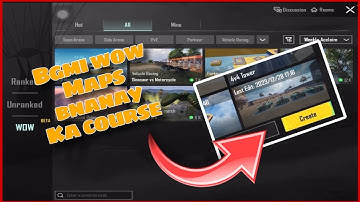 How to make wow maps in bgmi full course | Bgmi new 3.1 update of wow maps
