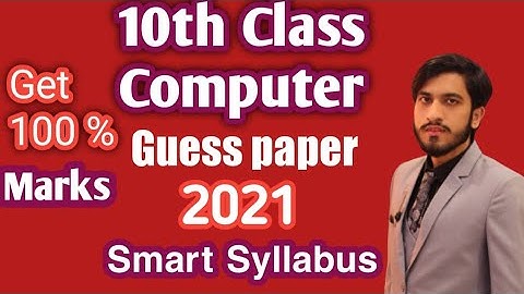 10th computer important questions according to smart syllabus