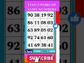 Match the Number Pair – Stay Mentally Fit