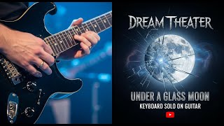 Dream Theater  Under A Glass Moon Keyboard Solo On Guitar 2017 Recording  Hd