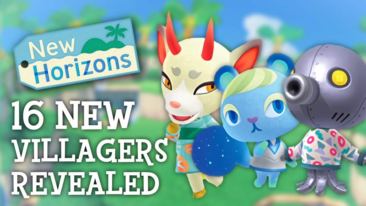 Animal Crossing New Horizons - 16 NEW VILLAGERS Revealed (2.0 Update)