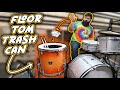 I Turned my Floor Tom into a Trashcan // DIY Drum Furniture //