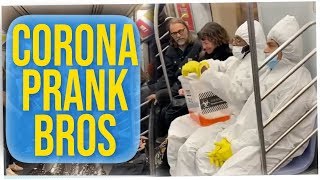 Pranksters Pretend to Spill Coronavirus on Subway (ft. Tahir Moore)