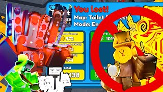 😱WHAT🔥 THIS is WORST TEAM IN ENDLESS MODE! ☠️ Toilet Tower Defense | ROBLOX