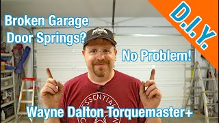 How To Replace Garage Door Springs  Torquemaster Plus, Wayne Dalton