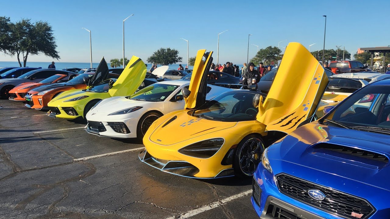 Cars & Coffee Biloxi, MS walk around - YouTube
