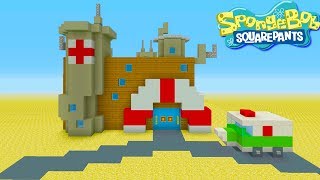 Minecraft Tutorial: How To Make The Hospital from Spongebob 'Spongebob Squarepants'