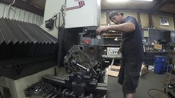 Part 2 Buffing and decking a Small Block Chevy