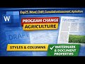 Exp25 Word Ch01 Cumulative Assessment Agriculture | Chapter 1 Microsoft Word Assignment Solution