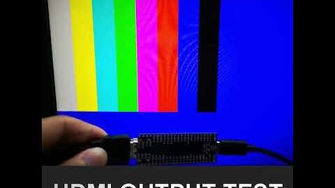 Sipeed Tang Nano 4K FPGA board HDMI & Camera demo