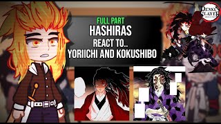 || Hashiras react to Yoriichi, and Kokushibo || KNY || Manga Spoiler || Demon Slayer Full Part