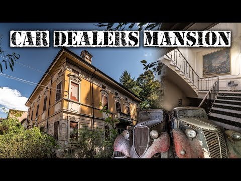 Abandoned Italian Car Dealer&rsquo;s Mansion (1900s CLASSIC CARS FOUND)