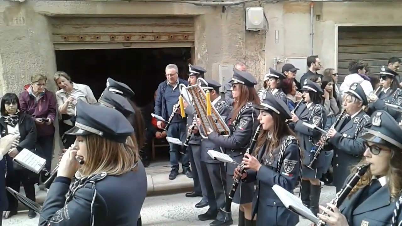 Processione dei misteri di trapani Ceto muratori e scalpellini 2024
