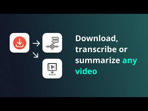 Canvas – Video Downloader, Transcriber & Summarizer video preview 2