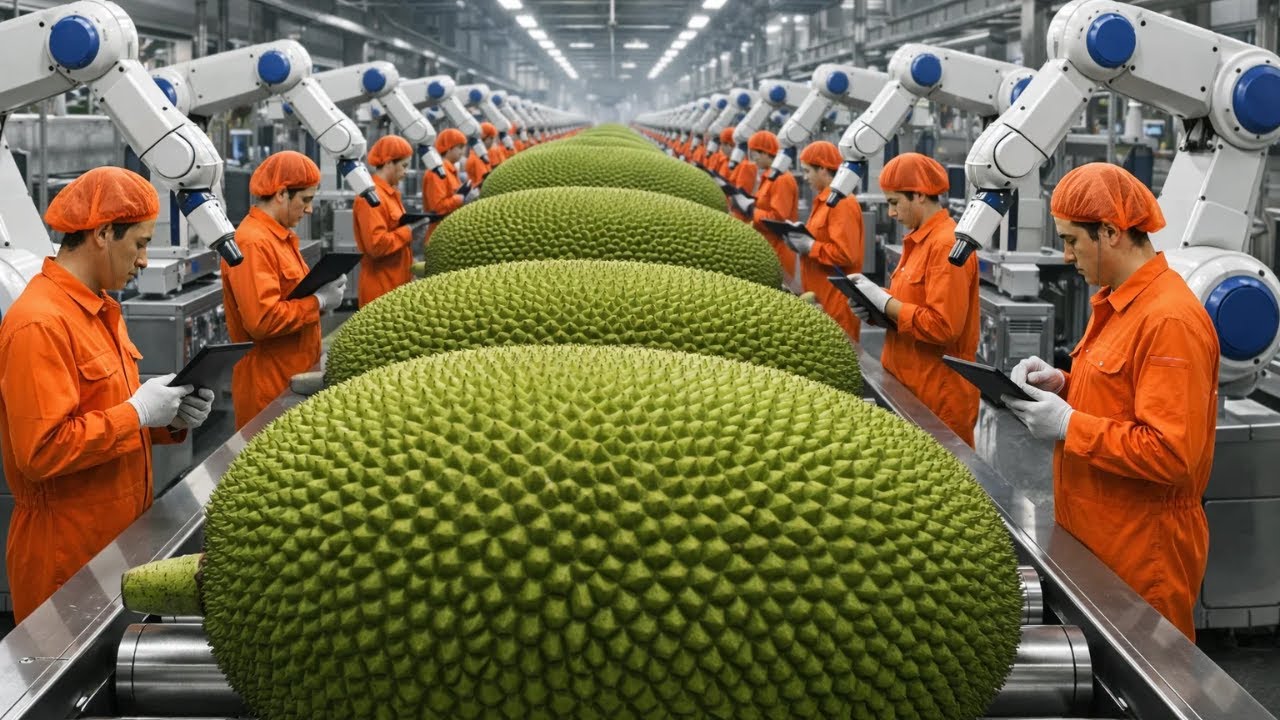 Inside a Modern Jackfruit Factory: Complete Process from Whole Jackfruit to Ready-to-Eat Fruit Packs