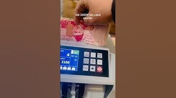SM-2820 and One tech 5000 model mix Cash counting with Fake note detection Pakistan #notedetector