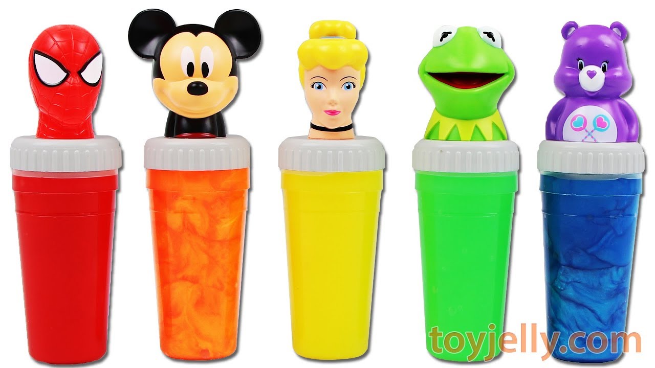 Mickey Mouse Slime Surprise Toys for Kids Learn Colors Play Doh