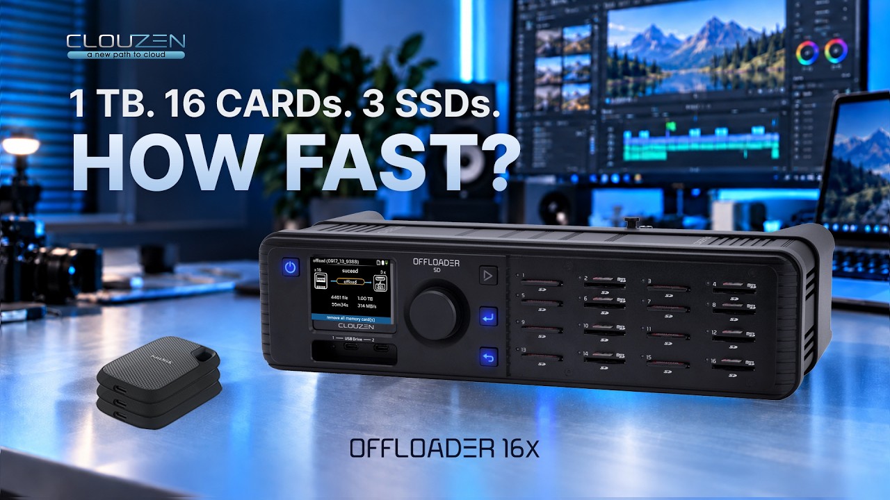 How Long Does It Take to Back Up 1 TB to 3 SSDs? | OFFLOADER 16X Actual Test