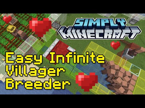 Easy Infinite Villager Breeder Tutorial | Simply Minecraft (Java Edition 1.18/1.19)