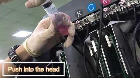How to clean UV machine print head #UV #printing #printhead