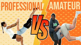 Weight Lifters Try Extreme Couples Yoga!