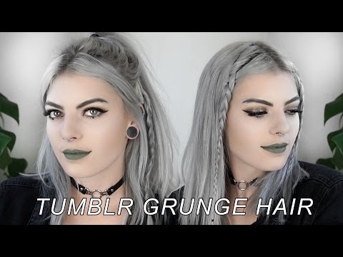 4 GRUNGE HAIRSTYLES | cute & easy