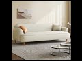 Nordic Leather Sofa / Scandinavian 3 Seater Sofa - FRM6357