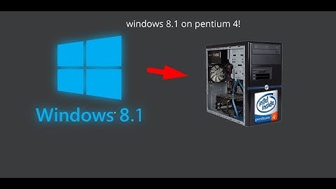 INSTALLING WINDOWS 8.1 IN PENTIUM 4/512 MB RAM 😯🙌